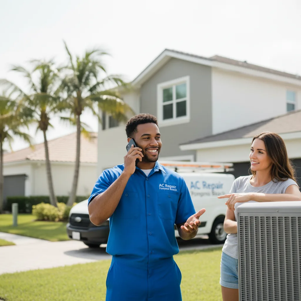 AC Repair Pompano Beach customer support in Lawnside